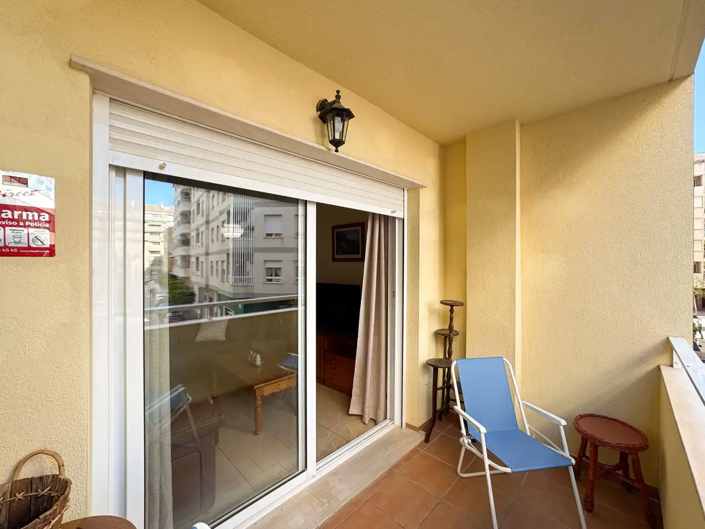 Balcony of Flat for rent in Dénia  with Air Conditioner, Terrace and Furnished