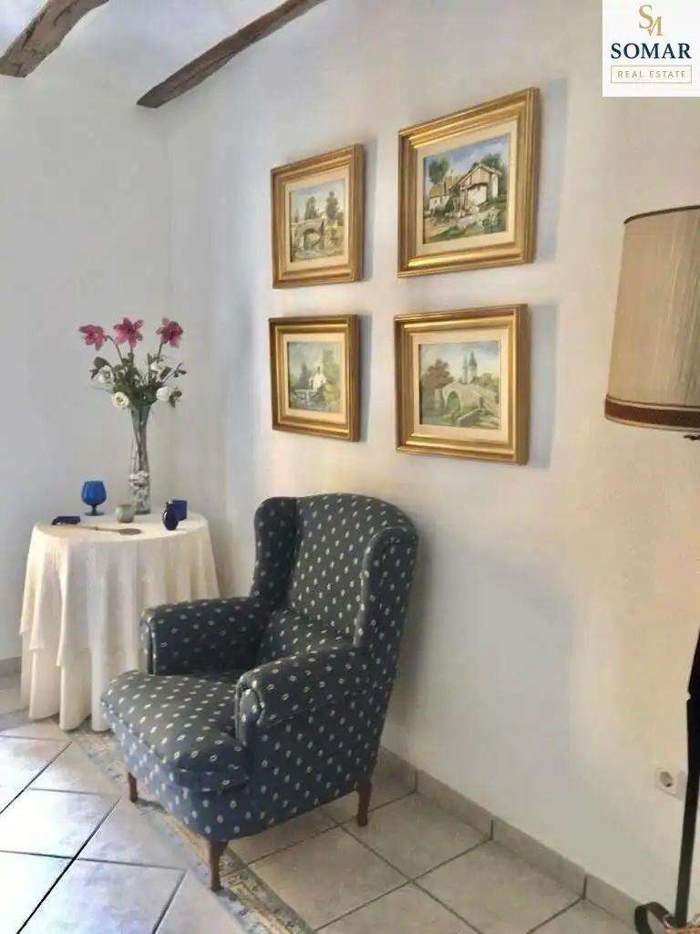 Menjador de Finca rústica en venda en Mogente / Moixent amb Jardí privat, Terrassa i Piscina
