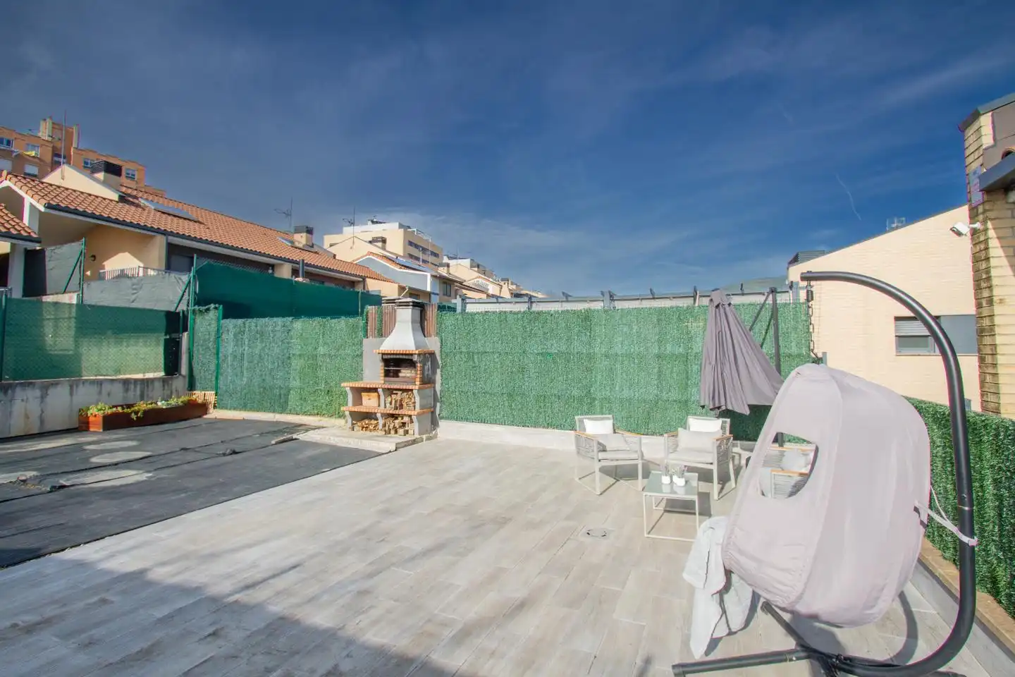 Terraza de Casa o chalet en venta en Aoiz / Agoitz con Jardín privado, Terraza y Amueblado