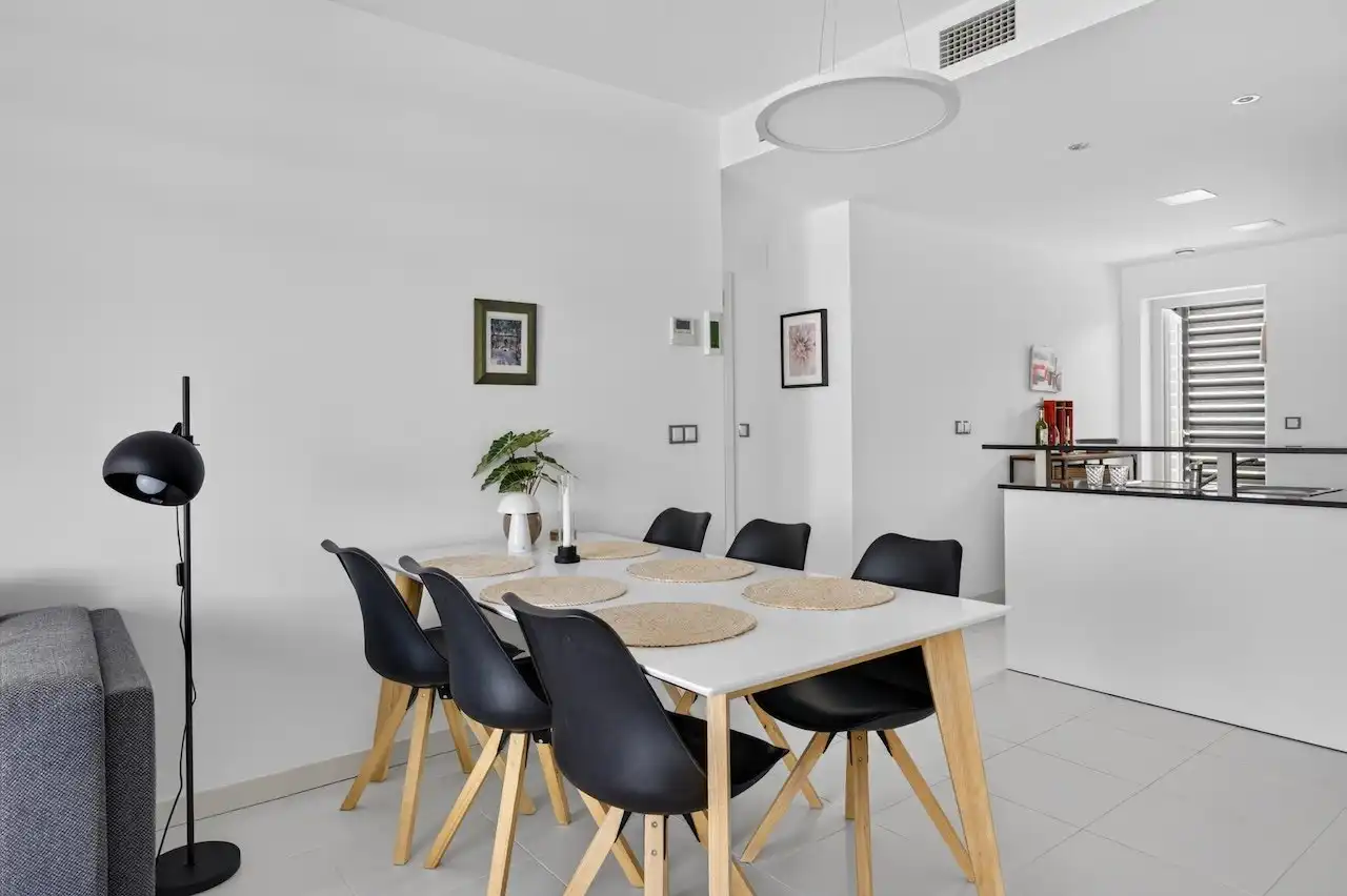 Comedor de Ático en venta en Elche / Elx con Aire acondicionado, Calefacción y Jardín privado