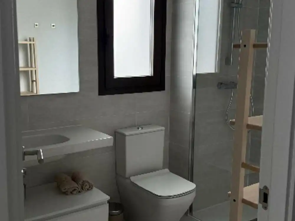 Bathroom of Apartments for rent in Estepona  with Air Conditioner, Terrace and Storage room