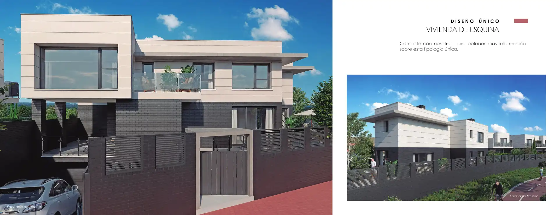 Vista exterior de Casa adosada en venta en Boadilla del Monte con Aire acondicionado, Calefacción y Jardín privado