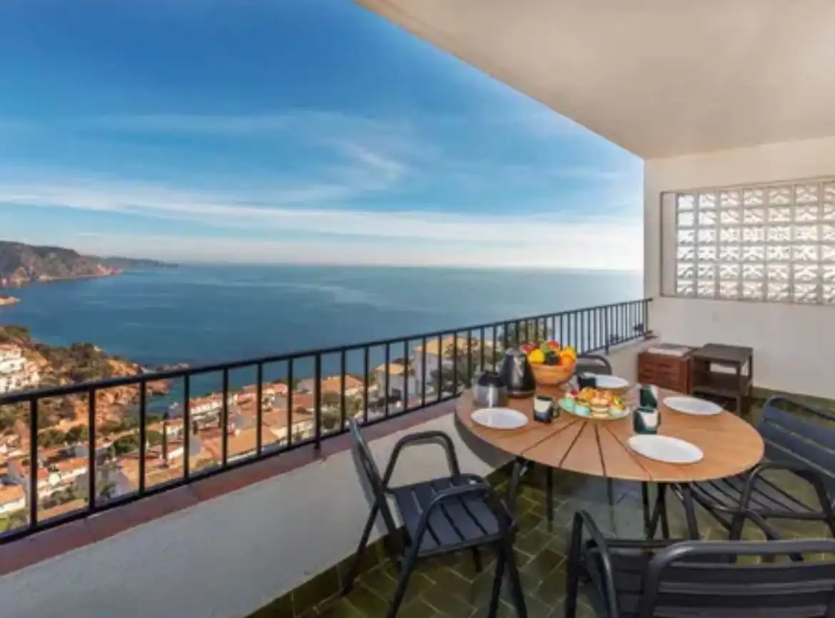 Terrasse von Wohnungen zum Verkauf in Tossa de Mar mit Klimaanlage, Heizung und Parkett