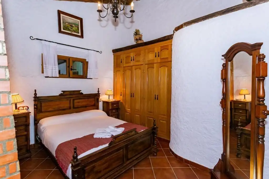 Bedroom of Houses for sale in La Granjuela  with Air Conditioner