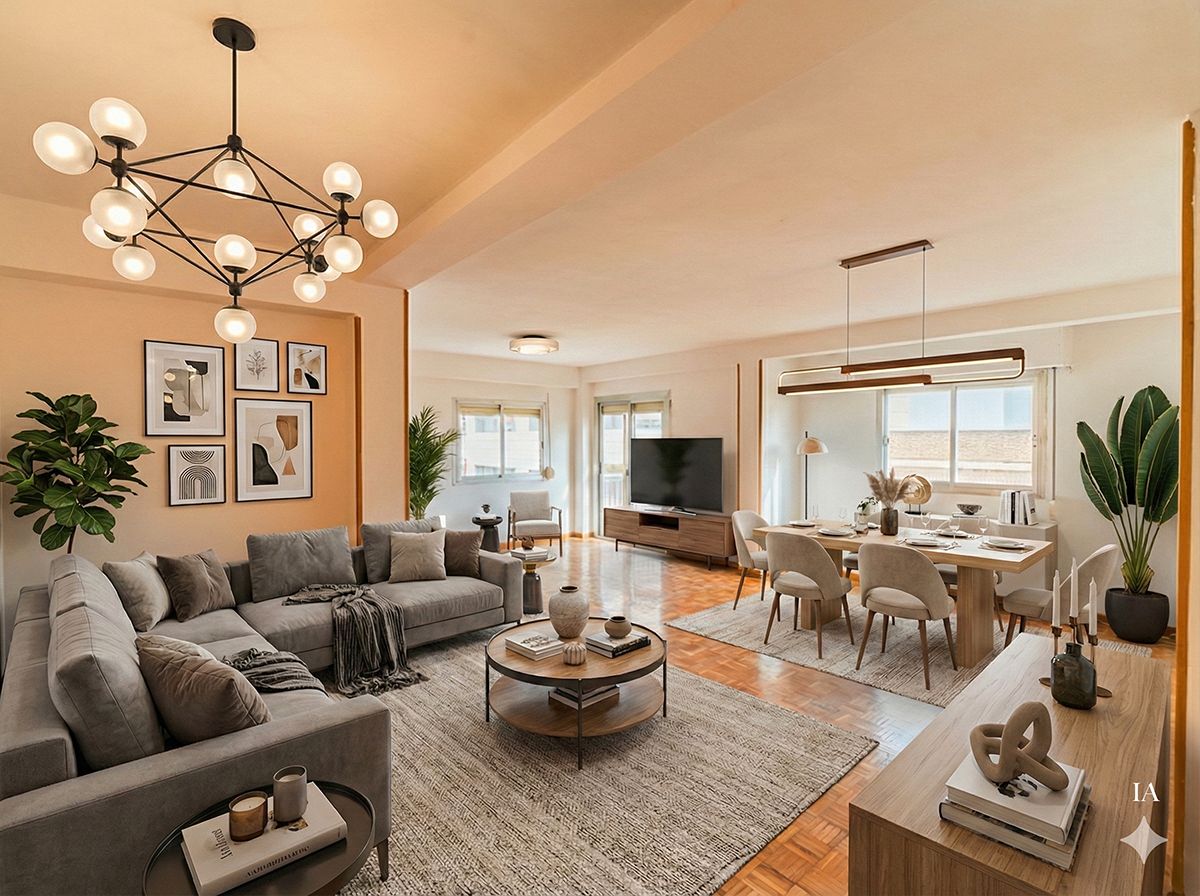 Sala d'estar de Pis en venda en Alicante / Alacant amb Aire condicionat, Calefacció i Terrassa