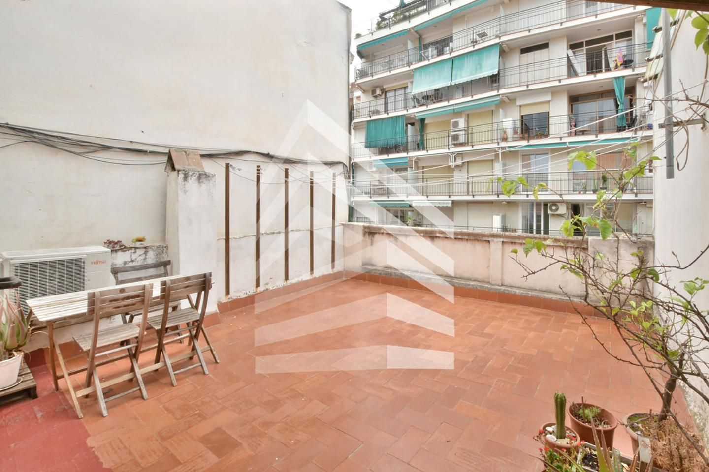 Terrace of Study for sale in  Barcelona Capital  with Heating, Parquet flooring and Furnished