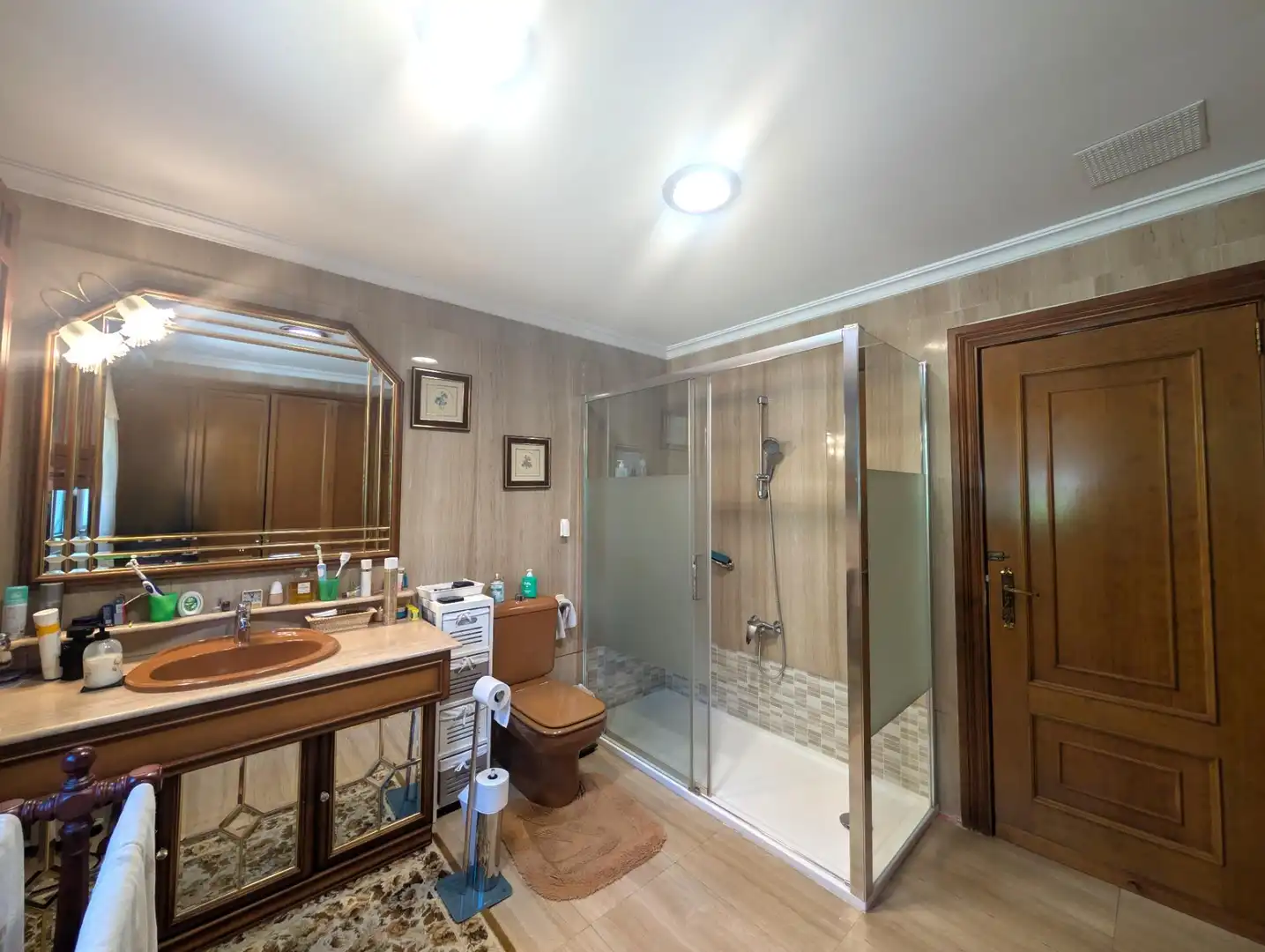Baño de Casa o chalet en venta en Alcoy / Alcoi con Aire acondicionado, Calefacción y Jardín privado