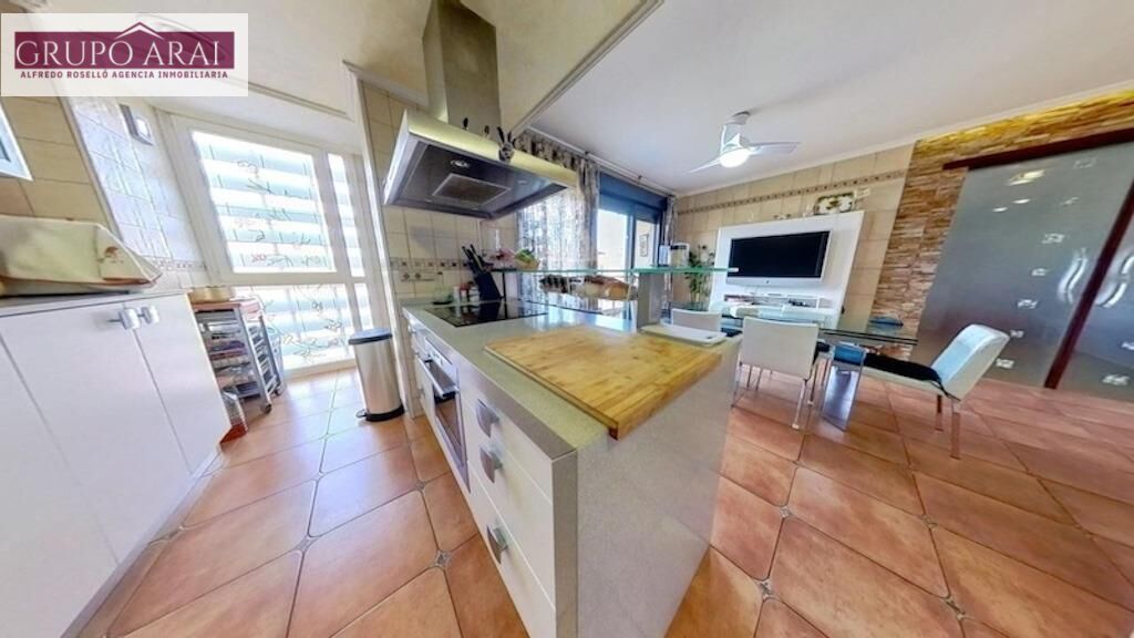 Kitchen of Flat for sale in Alicante / Alacant  with Air Conditioner, Heating and Private garden