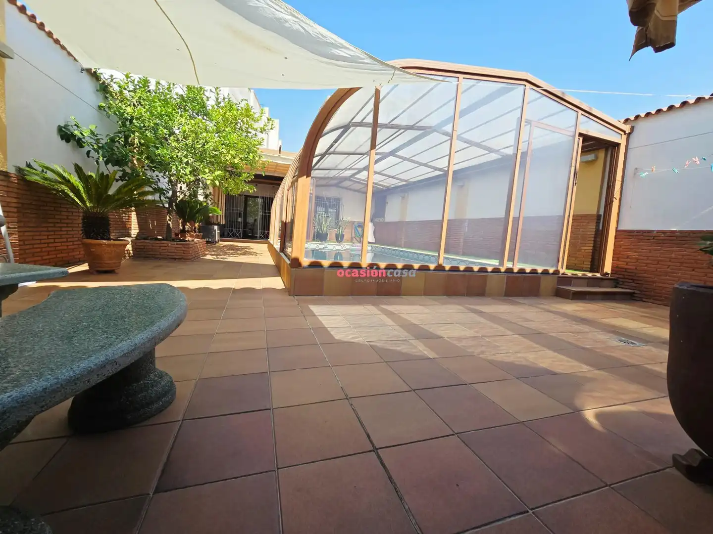 Terraza de Casa o chalet en venta en Pozoblanco con Aire acondicionado, Calefacción y Jardín privado