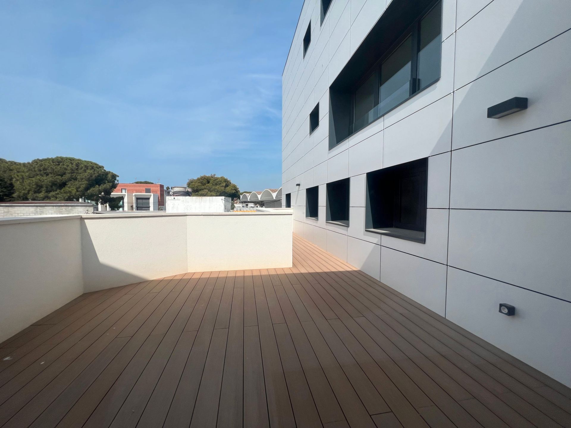 Terrace of Flat for sale in Gavà  with Air Conditioner, Private garden and Parquet flooring