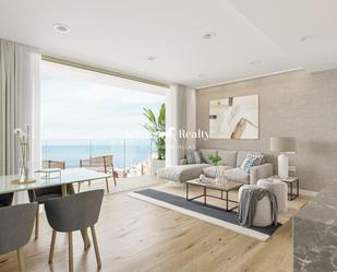 Sala d'estar de Apartament en venda en Santiago del Teide amb Aire condicionat, Terrassa i Piscina