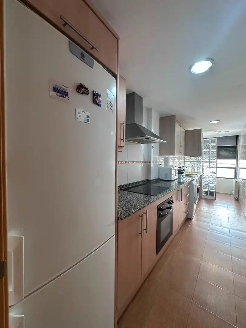 Kitchen of Flat for rent in Vila-real  with Air Conditioner, Heating and Furnished
