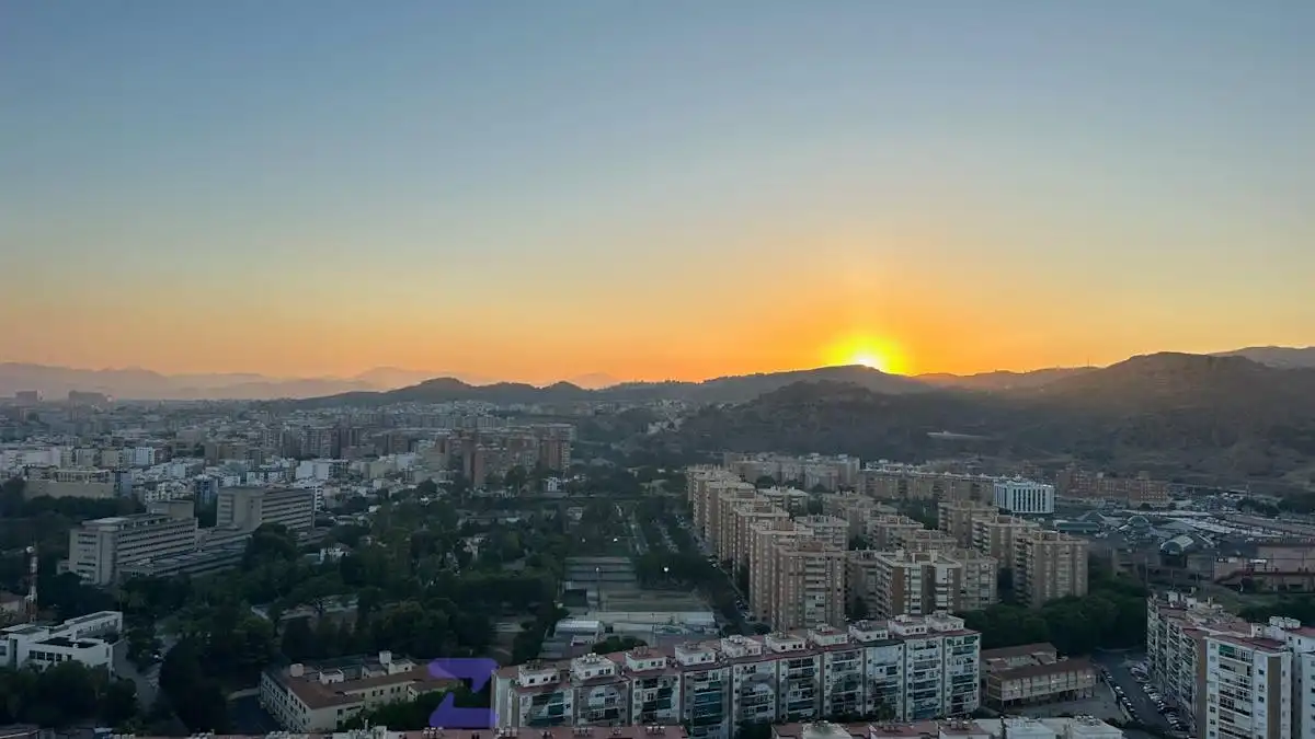 Exterior view of Flat for rent in Málaga  with Air Conditioner, Heating and Private garden