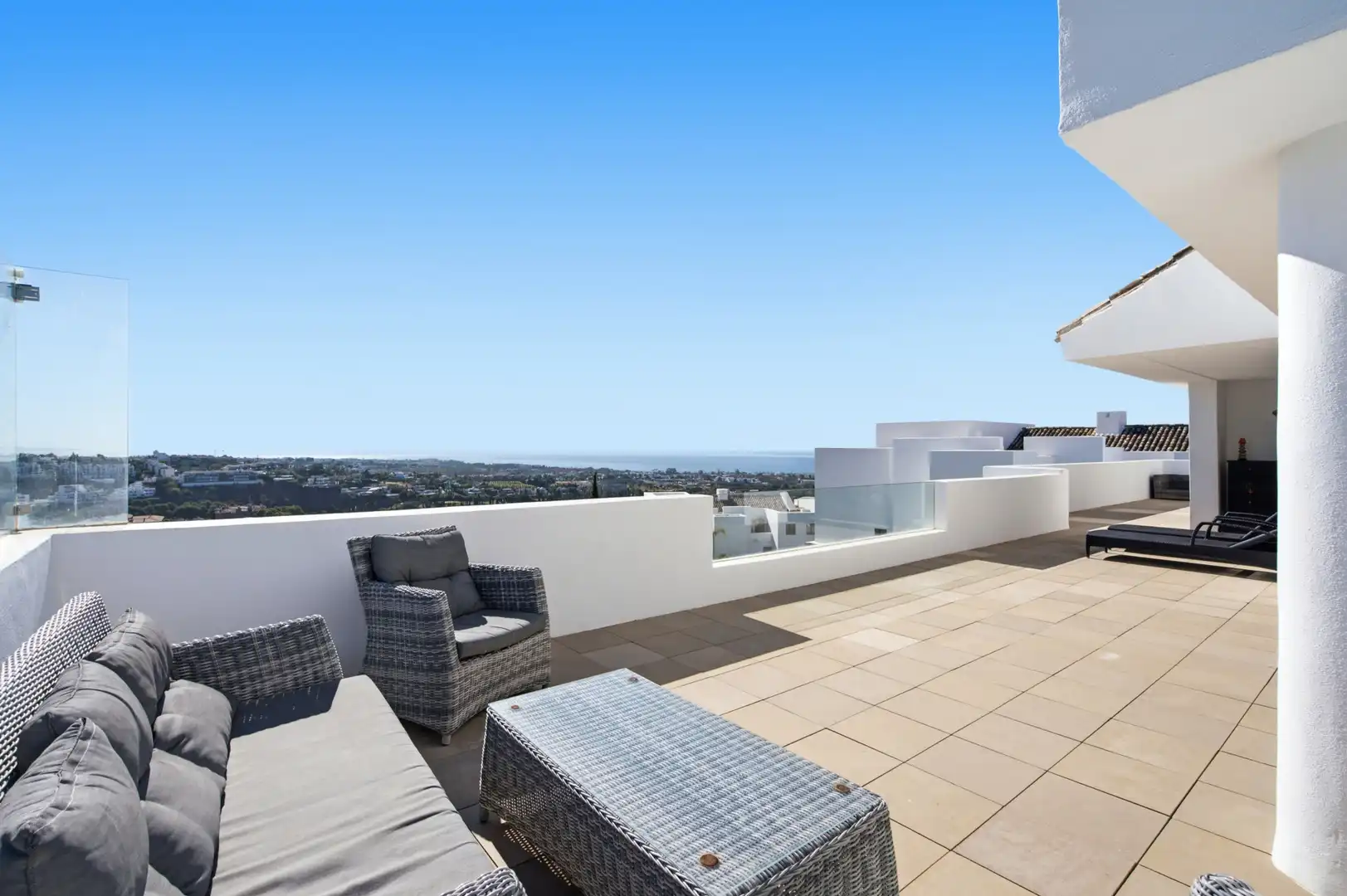 Terraza de Ático en venta en Benahavís con Aire acondicionado, Terraza y Trastero