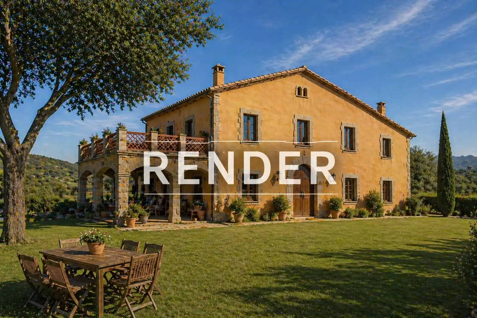 Jardín de Finca rústica de alquiler en Palau-solità i Plegamans con Jardín privado, Terraza y Trastero