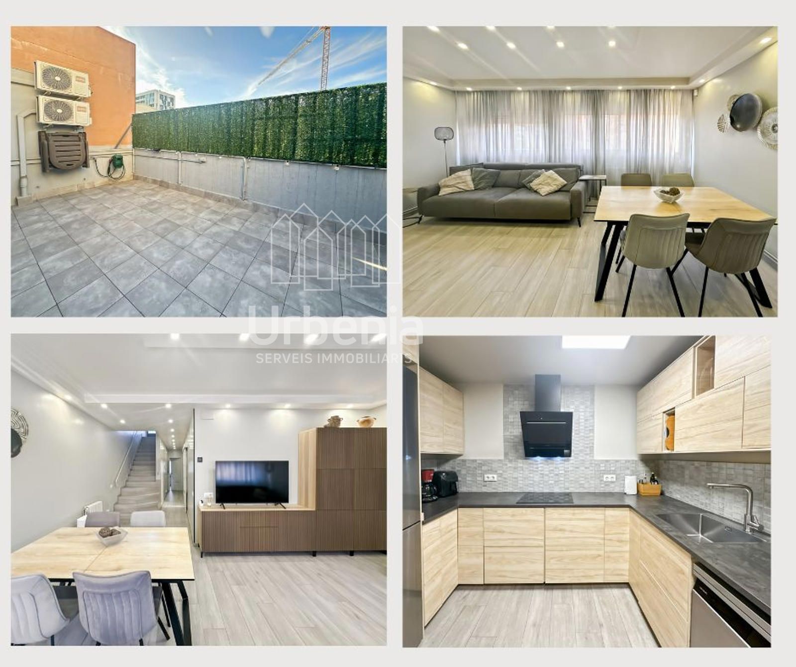 Exterior view of Flat for sale in Badalona  with Air Conditioner, Heating and Terrace