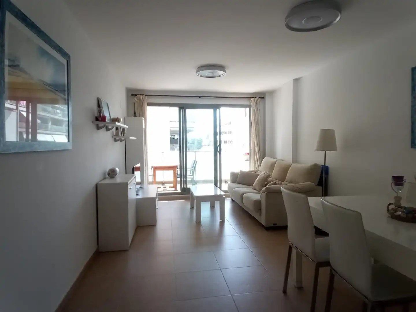 Sala d'estar de Apartament en venda en Moncofa amb Terrassa, Piscina i Moblat