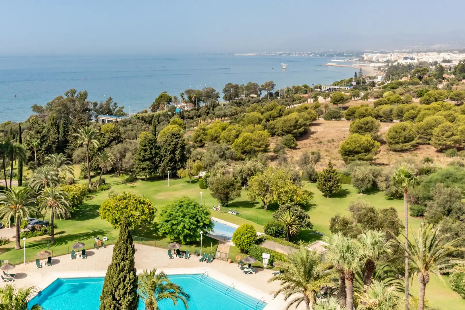 Jardín de Apartamento de alquiler en Marbella con Calefacción, Jardín privado y Amueblado