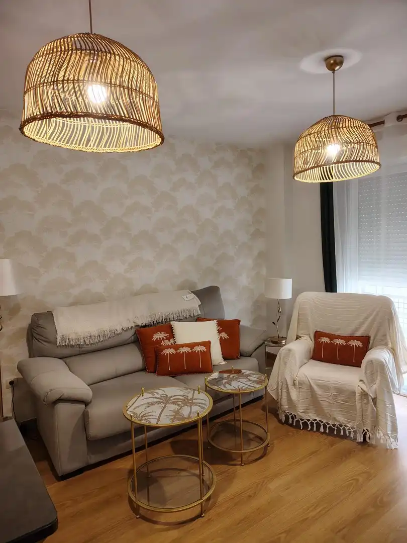 Living room of Flat for rent in Granada  with Furnished