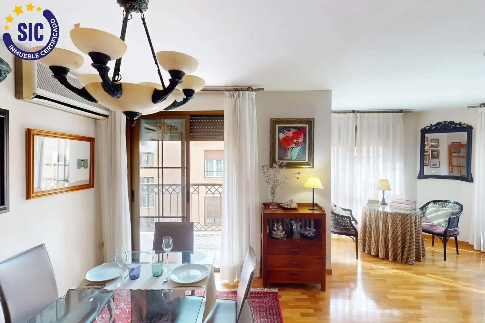 Comedor de Piso en venta en Castellón de la Plana / Castelló de la Plana con Aire acondicionado, Calefacción y Parquet