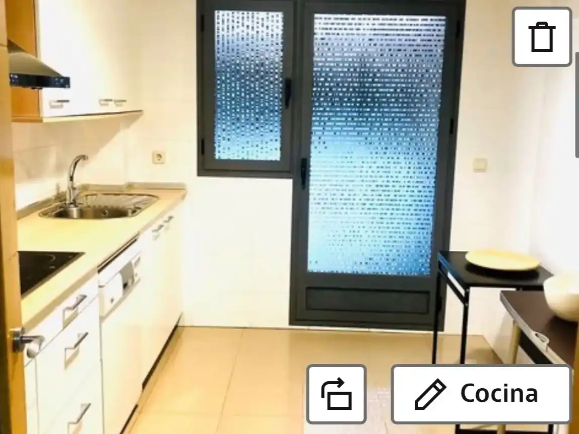 Küche von Wohnung zur Miete in Boadilla del Monte mit Klimaanlage, Schwimmbad und Balkon
