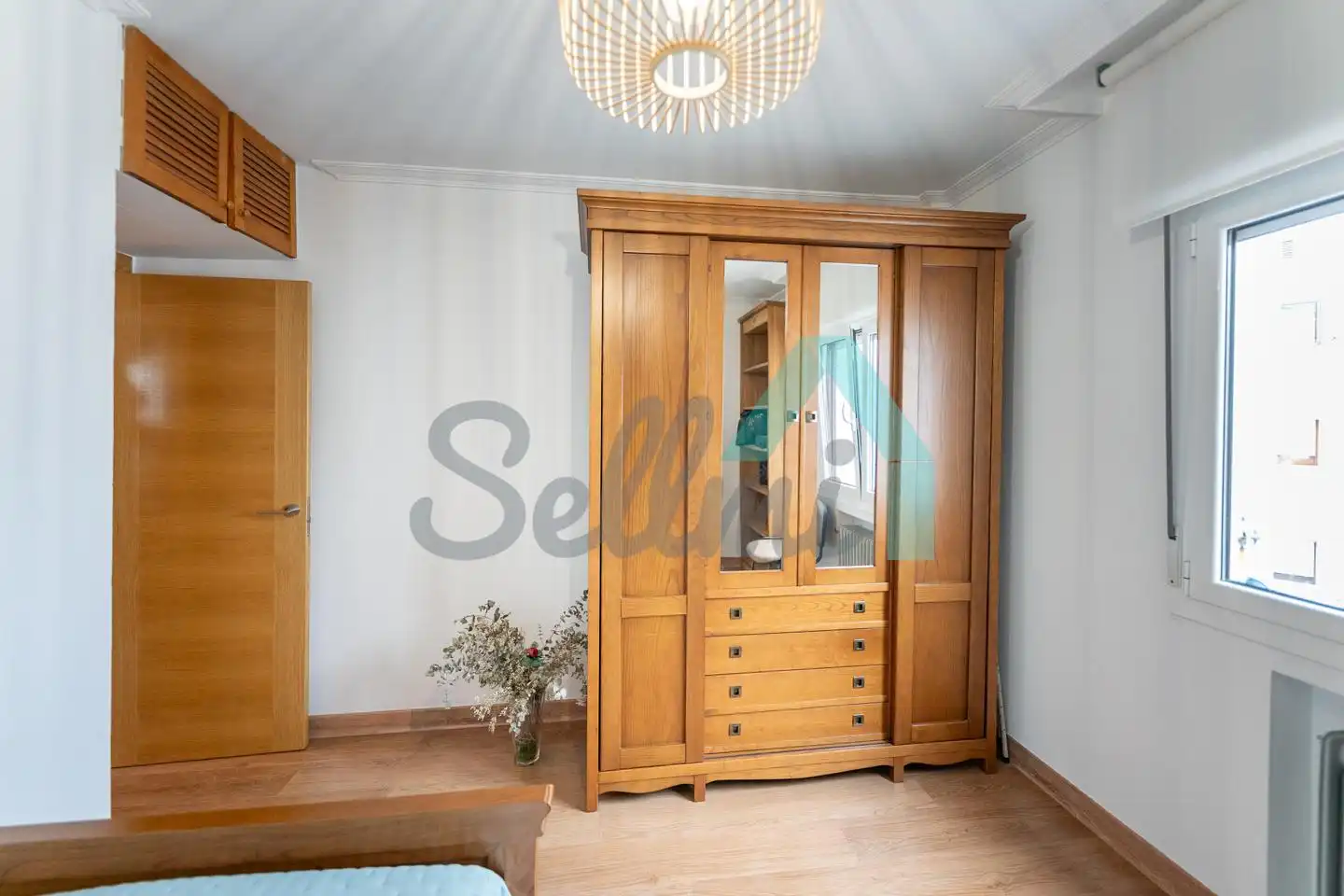 Bedroom of Flat for rent in Siero  with Heating, Terrace and Furnished