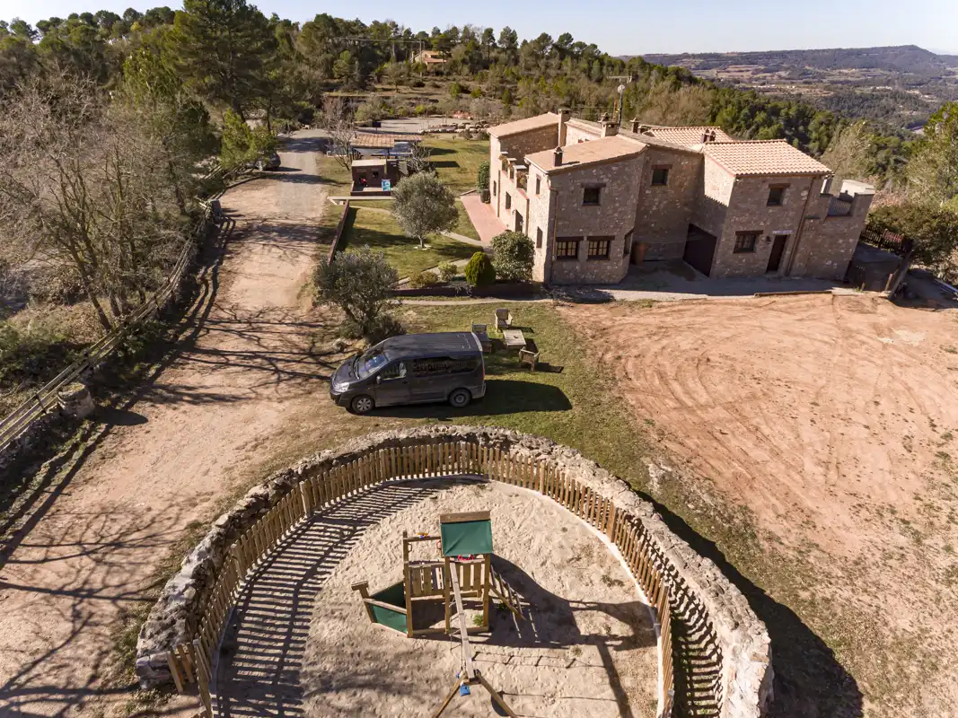 Garden of Country homes for sale in Aguilar de Segarra  with Heating, Swimming Pool and Internet