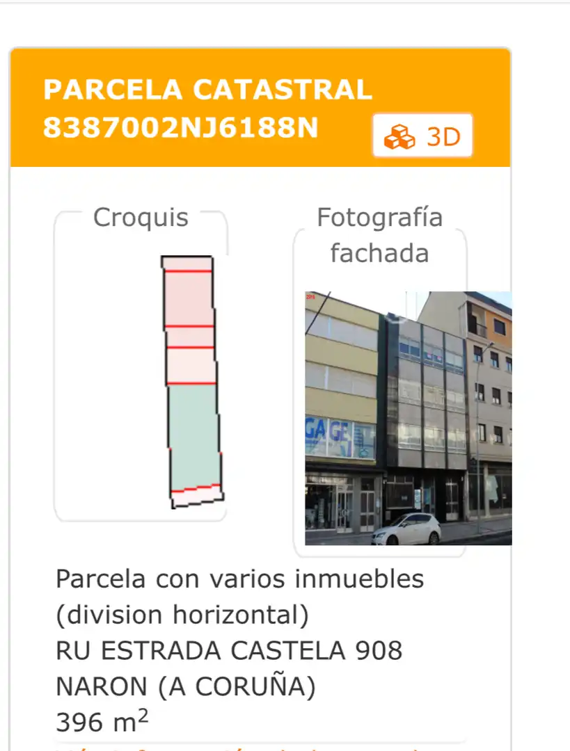 Vista exterior de Oficina en venta en Narón con Trastero