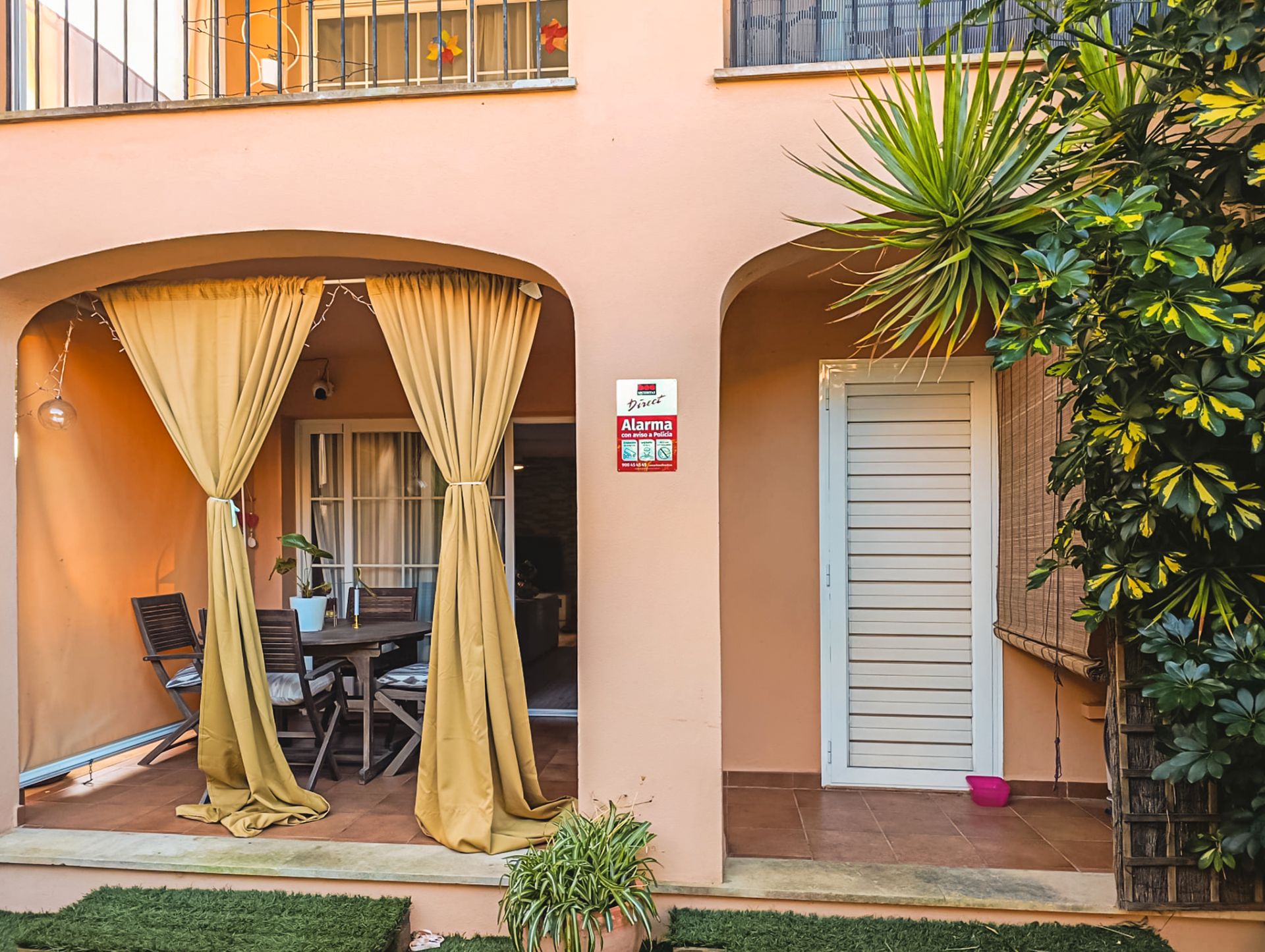 Garden of Flat for sale in Llucmajor  with Air Conditioner, Heating and Furnished