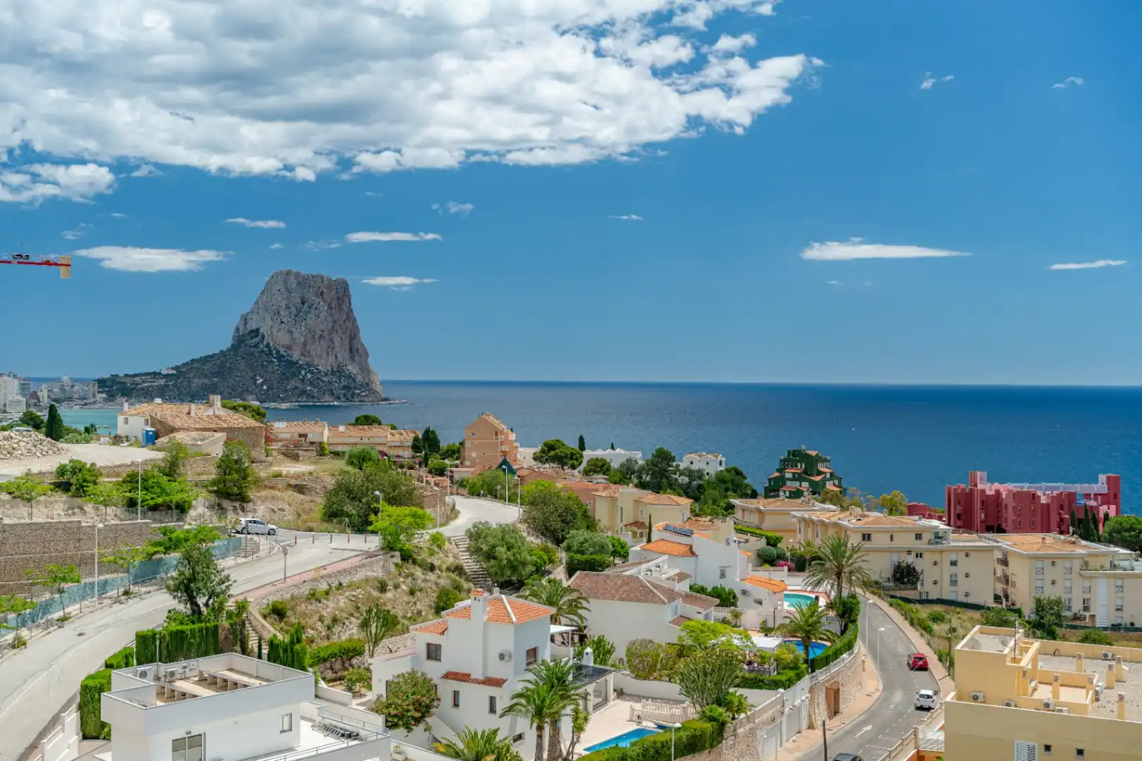 Vista exterior de Apartamento en venta en Calpe / Calp con Terraza y Amueblado