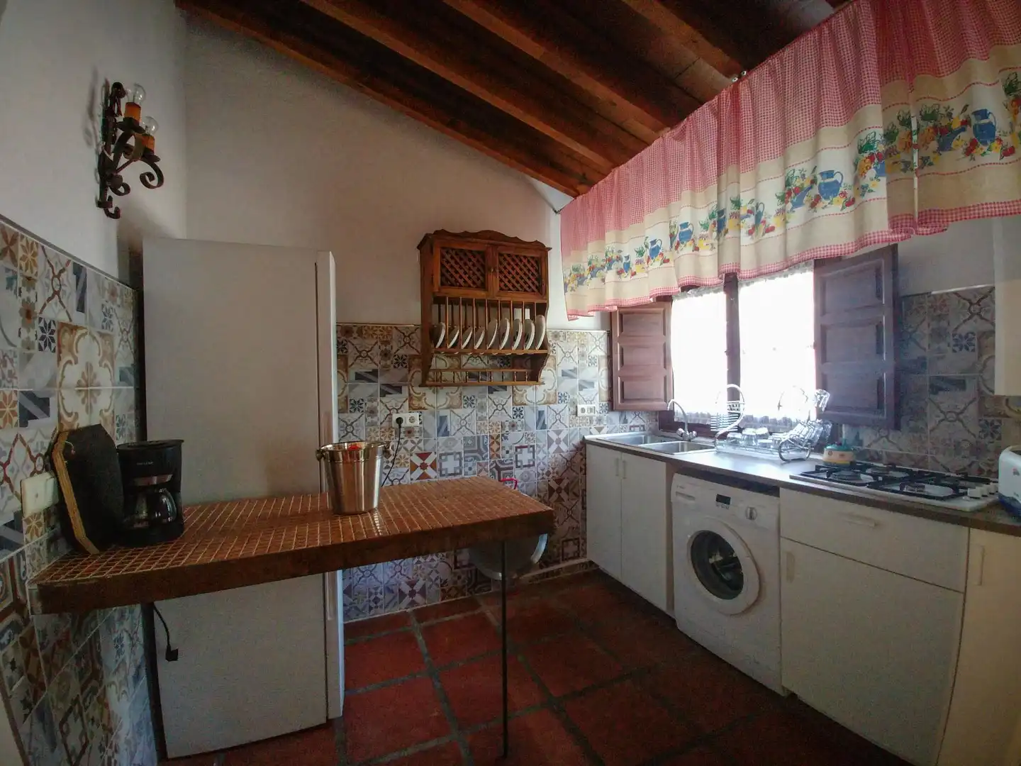 Cocina de Finca rústica en venta en Almogía con Aire acondicionado, Terraza y Piscina