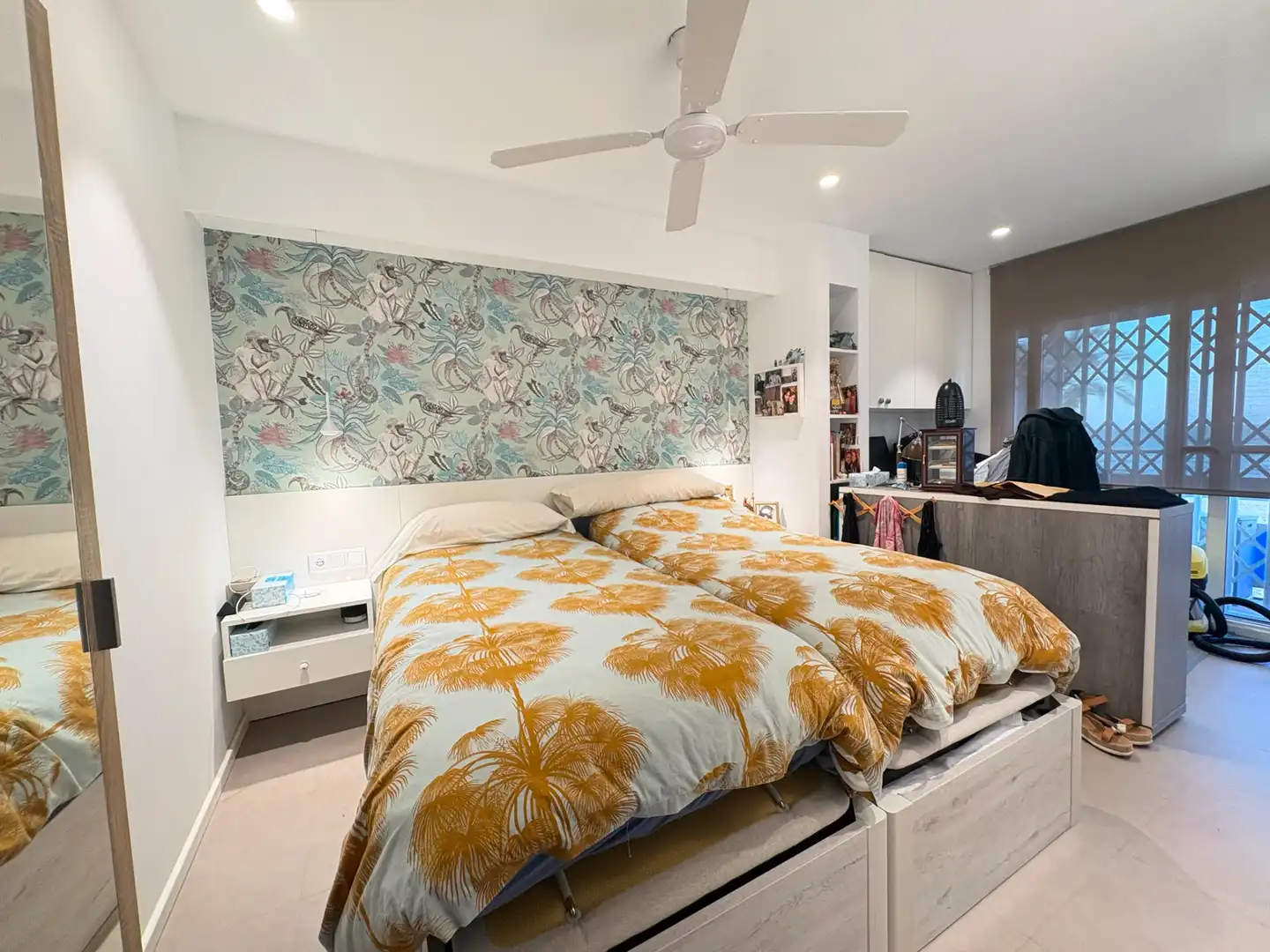 Dormitori de Apartament de lloguer en Cullera amb Aire condicionat, Calefacció i Terrassa