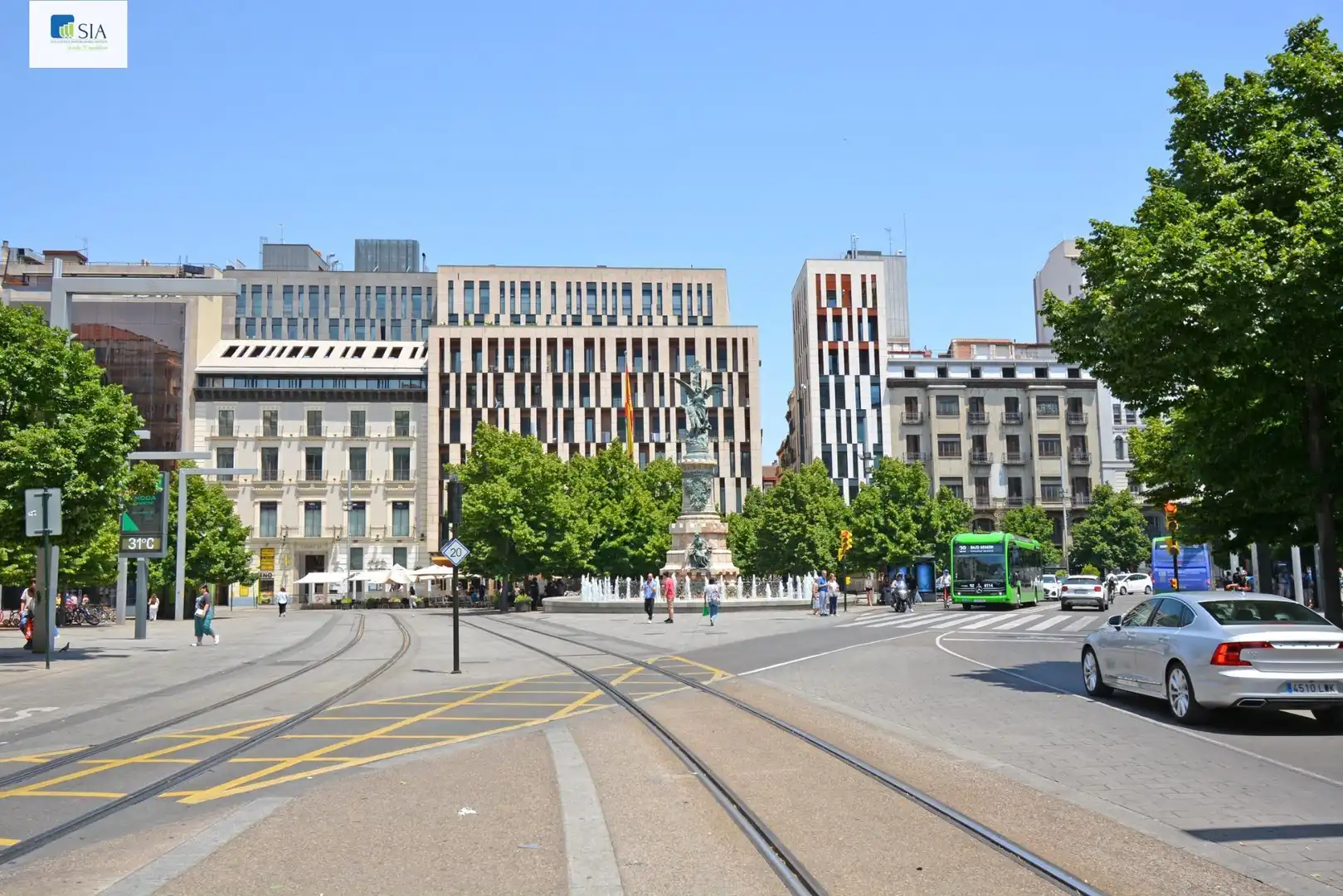 Vista exterior de Piso de alquiler en Zaragoza con Aire acondicionado, Calefacción y Amueblado