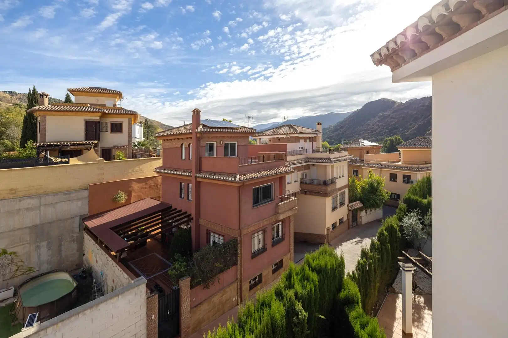 Exterior view of Houses for sale in Granada  with Heating, Private garden and Terrace