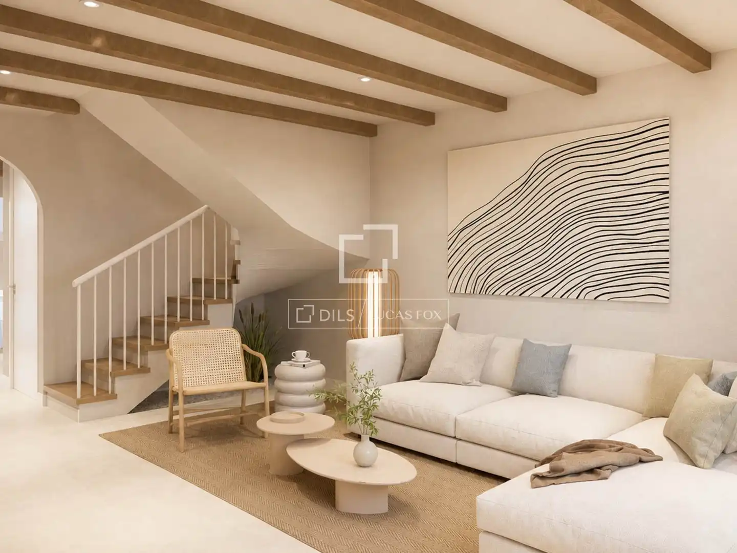 Sala d'estar de Casa o xalet en venda en Puçol amb Aire condicionat, Calefacció i Jardí privat