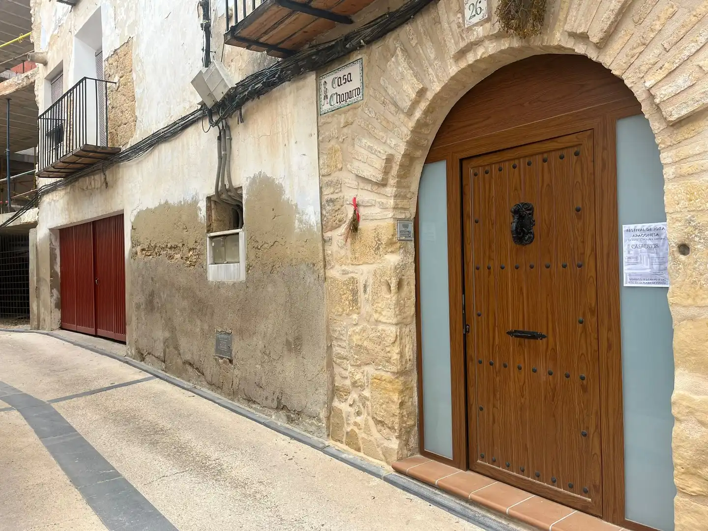 Vista exterior de Casa o chalet en venta en Valdealgorfa con Jardín privado, Terraza y Amueblado