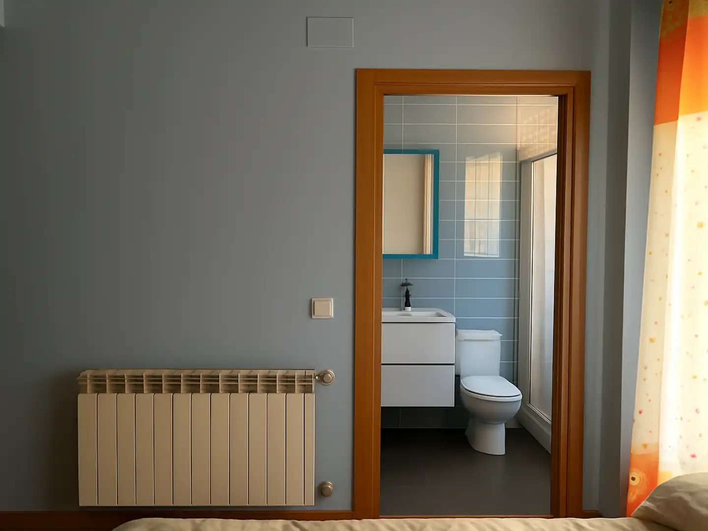 Badezimmer von Wohnung zum Verkauf in Mérida mit Klimaanlage, Heizung und Abstellraum