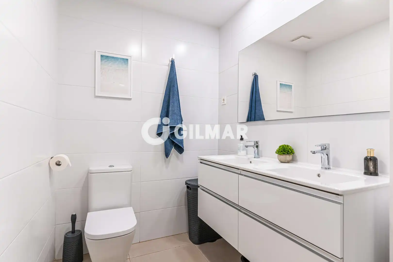 Badezimmer von Wohnung zum Verkauf in Las Rozas de Madrid mit Heizung, Privatgarten und Abstellraum