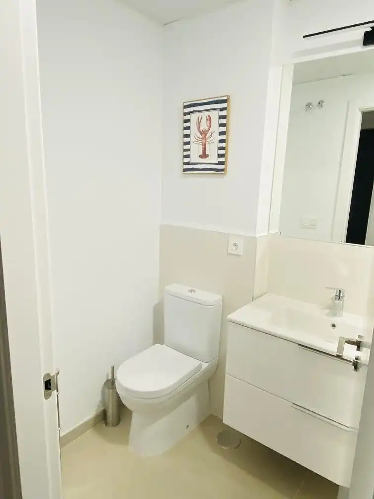 Baño de Piso de alquiler en Dos Hermanas con Aire acondicionado, Calefacción y Parquet