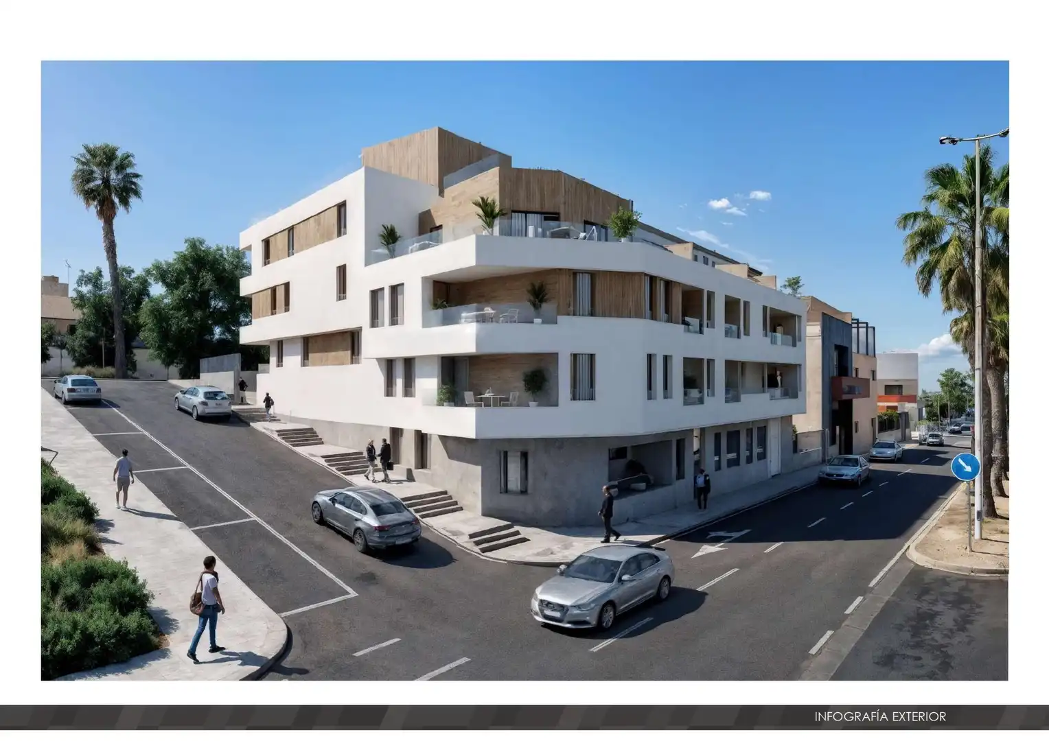 Vista exterior de Àtic en venda en Guardamar del Segura amb Aire condicionat, Terrassa i Piscina comunitària