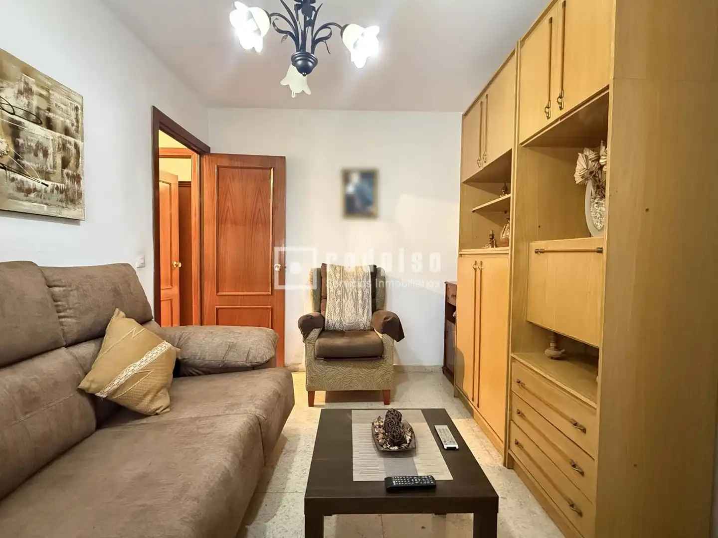 Sala d'estar de Pis en venda en Málaga amb Calefacció i Terrassa