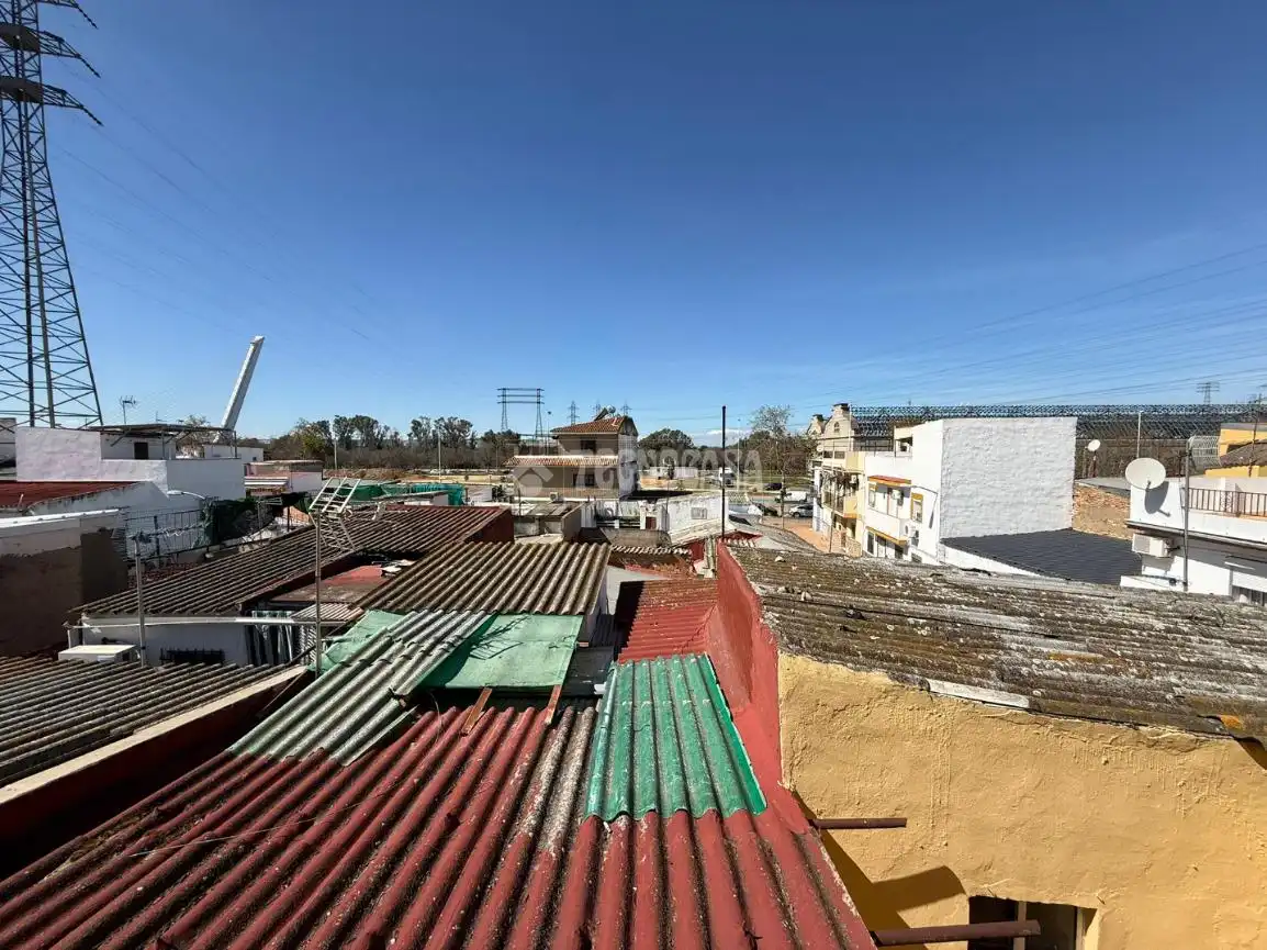 Exterior view of Detached homes for sale in Sevilla  with Air Conditioner and Terrace