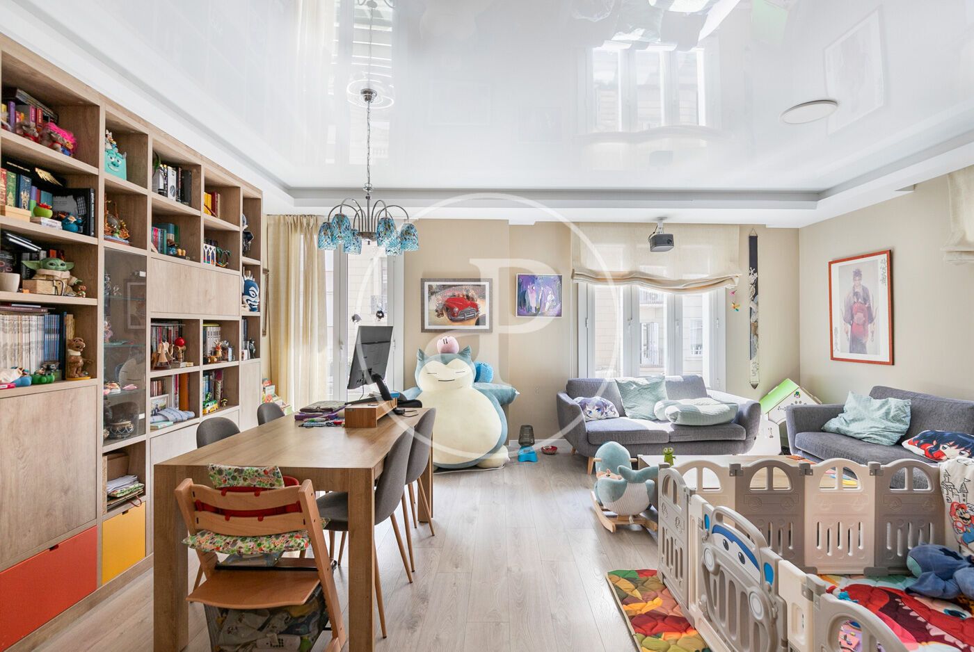 Sala de estar de Piso en venta en  Barcelona Capital con Aire acondicionado, Calefacción y Balcón