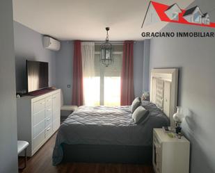Bedroom of Single-family semi-detached for sale in  Albacete Capital  with Air Conditioner, Heating and Terrace