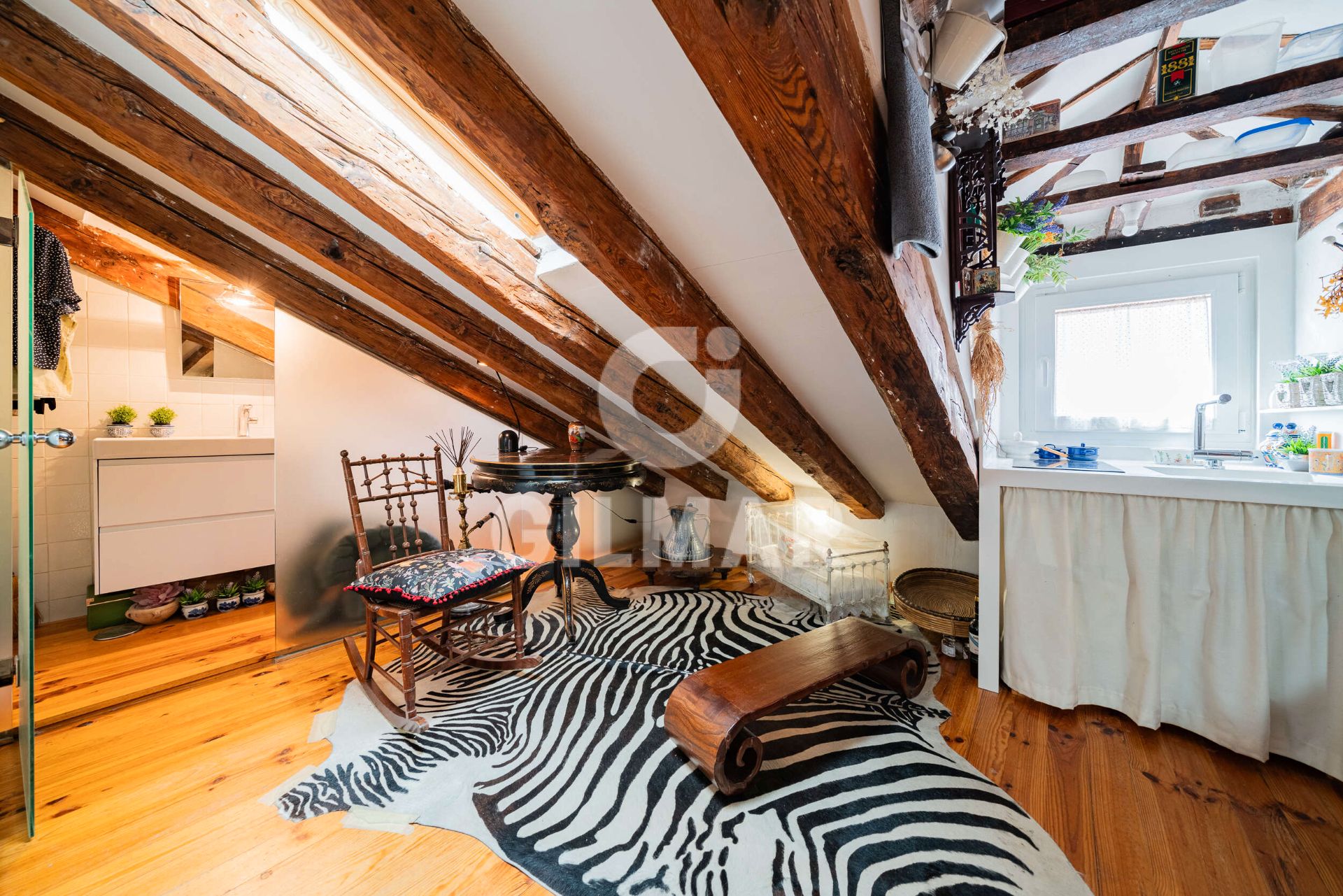 Bedroom of Flat for sale in  Madrid Capital  with Air Conditioner, Heating and Furnished