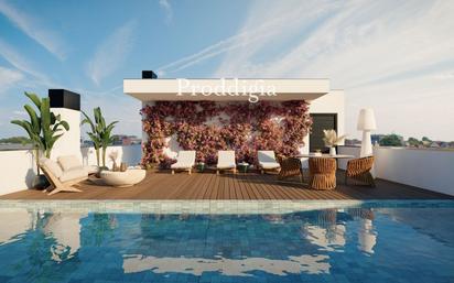 Terrace of Attic for sale in  Barcelona Capital  with Terrace and Swimming Pool