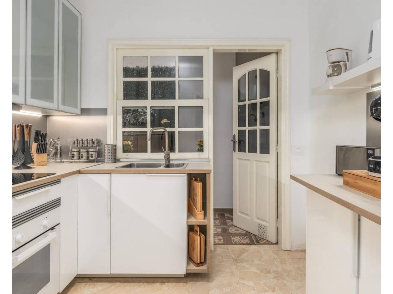 Kitchen of Apartment for sale in Santiago del Teide  with Balcony
