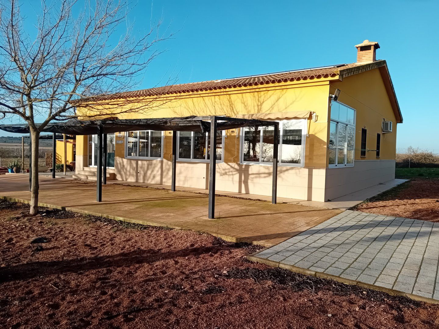 Exterior view of House or chalet for sale in Carrión de Calatrava  with Air Conditioner, Heating and Terrace