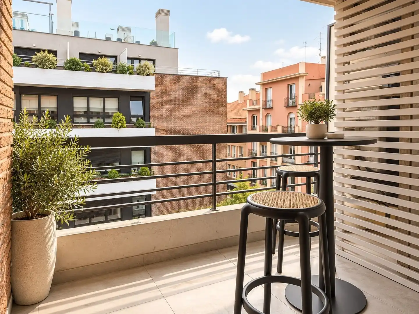 Balcony of Flat for sale in Barrio de Salamanca