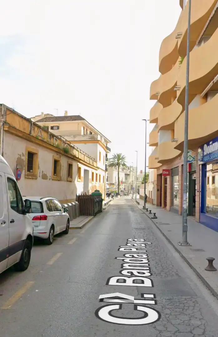 Vista exterior de Piso en venta en Sanlúcar de Barrameda con Balcón